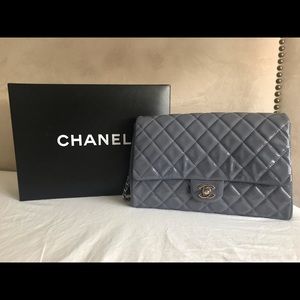 Chanel Patent Classic Jumbo Single Flap Bag